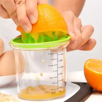 

Multi-Function Kitchen Utensils Baby Food Supplement Grinder Egg White Separator Juicer Manual Grinding Measuring Cup