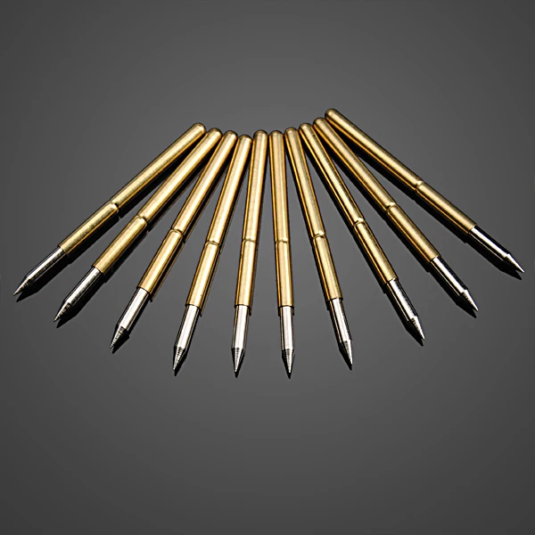 

10pcs Ultra Pointed Multimeter Probe PCB Test Needle Multimeter Accessory Golden