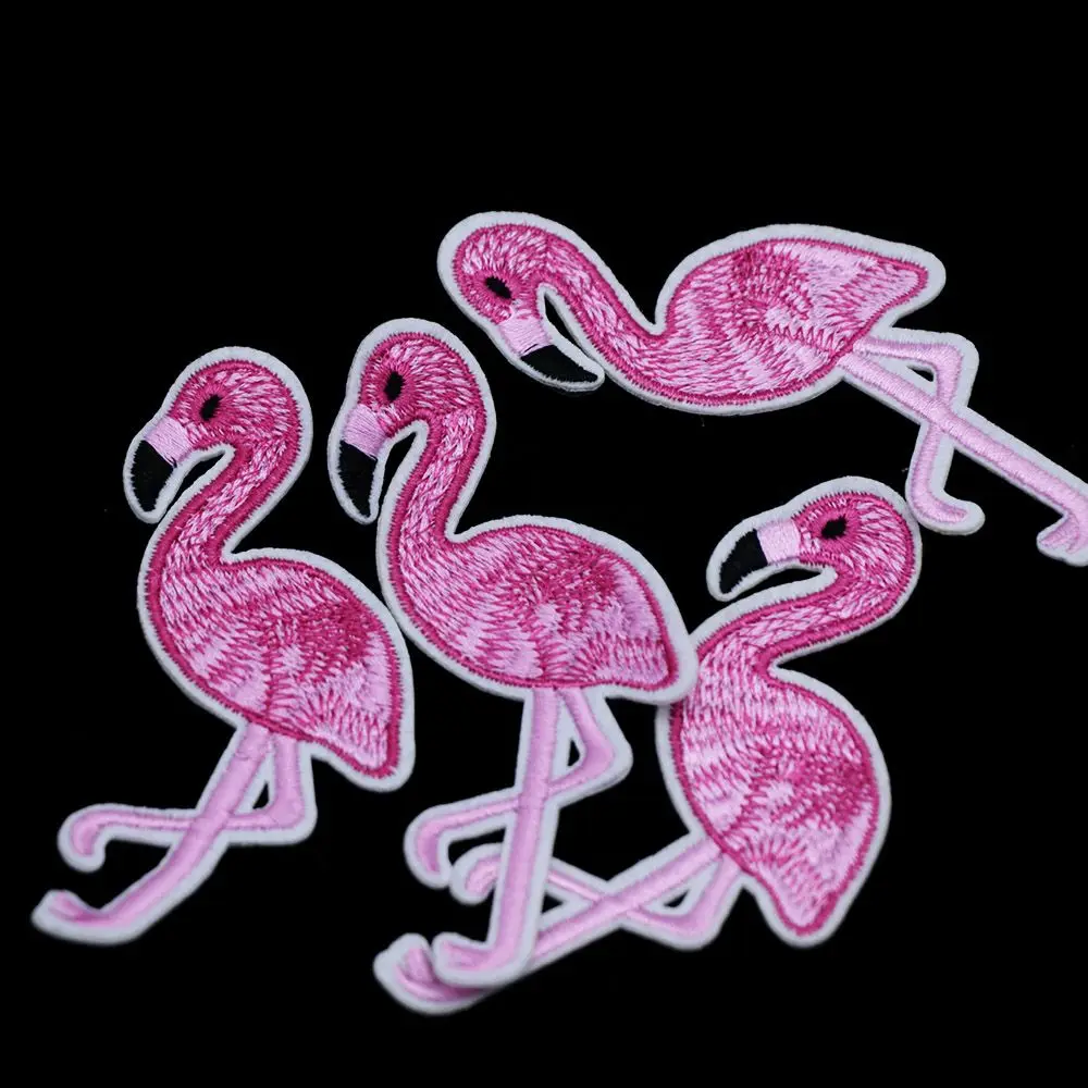 Baby Blocks pink girl motif iron on or sew on patch appliqué embroidery