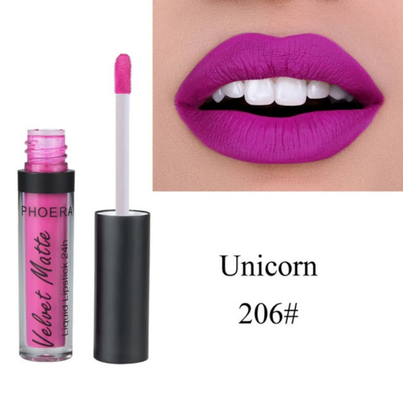 06 9 Цвета бархат Matte Lip Глянцевая Жидкость Помада не выцветает антипригарным чашки Шелковый Увлажняющий блеск для губ, косметика Лидер продаж - Цвет: 06