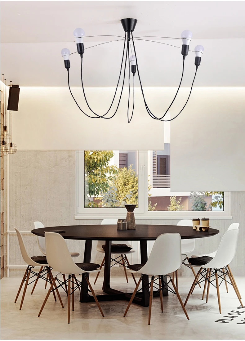 Современный светодиодный подвесной светильник голландский MVOSHEAVYGUYCHANDELIER стальная проволока лампы для кухня, бар, ресторан гостиная спальня