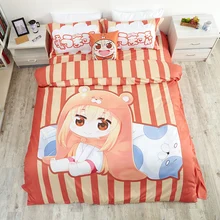 Аниме JK Himouto! Umaru-chan мультипликационный персонаж дома Умару UMR комплекты постельного белья косплей манга милый набор одеял прозрачный узор моющийся домашний декор
