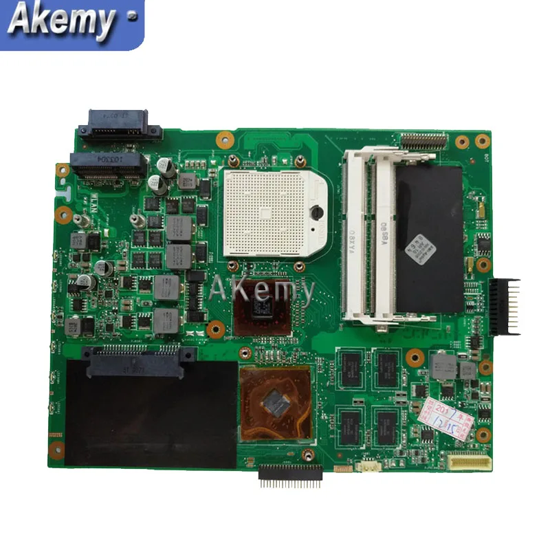 Promo  K52DR laptop Motherboard For ASUS K52DY A52D K52DE K52D X52D K52DR Mainboard 1GB HD5470 8*Memory