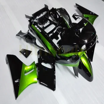 

Custom+Screws Injection mold green black motorcycle fairing for ZZR400 1993-2007 ZZR 400 93 07