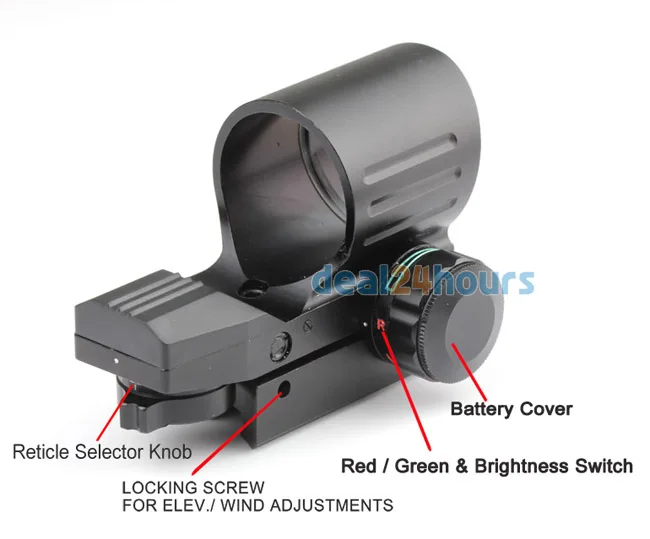 Высококачественный охотничий тактический голографический прицел 4 типа Reflex Red Green Dot Sight 11 мм Rail SGP