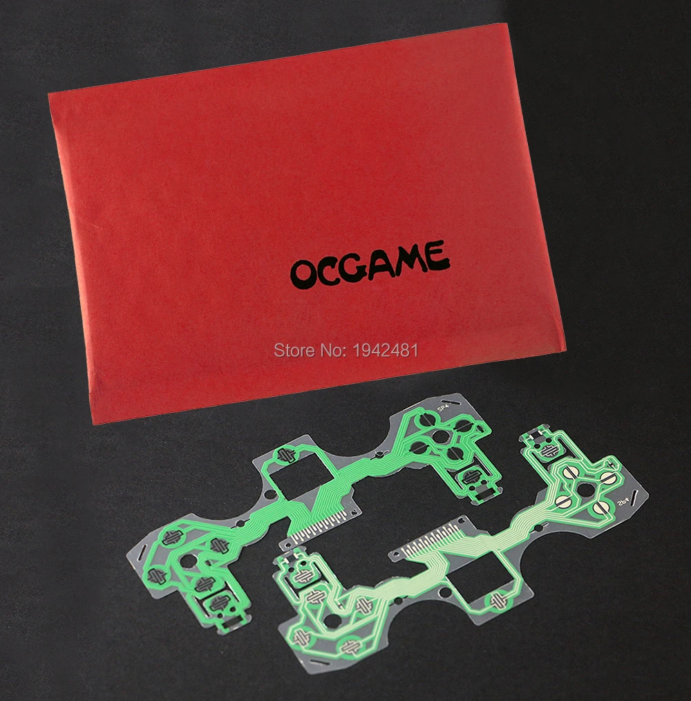 OCGAME 200 шт./лот; Новинка; зеленый цвет; проводящая пленка для PS4 гибкий кабель для клавиатуры PCB круговой ленточный пленка для playstation 4