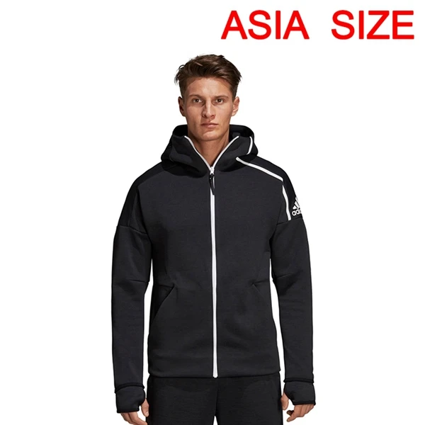 Adidas chaqueta deportiva capucha para hombre, ropa deportiva con capucha M ZNE FR, novedad, Original|Chaquetas para running| -