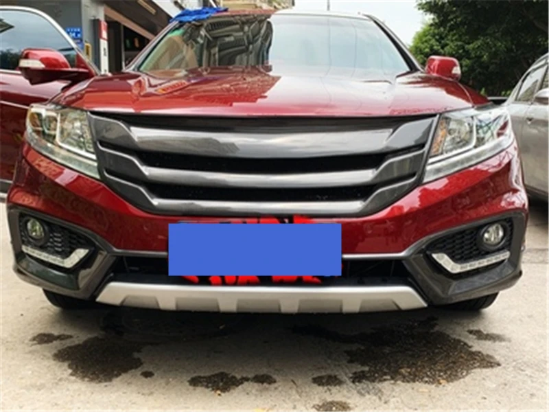 Используется для Honda Crosstour Racing Grills 15 лет углеродное волокно Refitt Передняя Центральная гоночная решетка крышка аксессуары без логотипа автомобиля