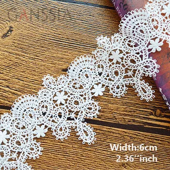 

1yard Width:6cm High quality DIY Pendant handmade clothing accessories Water Soluble embroidery lace, trims trimmings (ss-363)