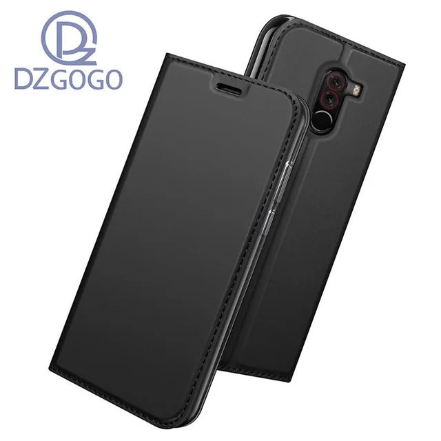 Чехол-книжка DZgogo из искусственной кожи чехол для Xiaomi Pocophone F1 Роскошный Магнитный чехол-книжка чехол для телефона Xiaomi Poco F1 6,18 дюймов