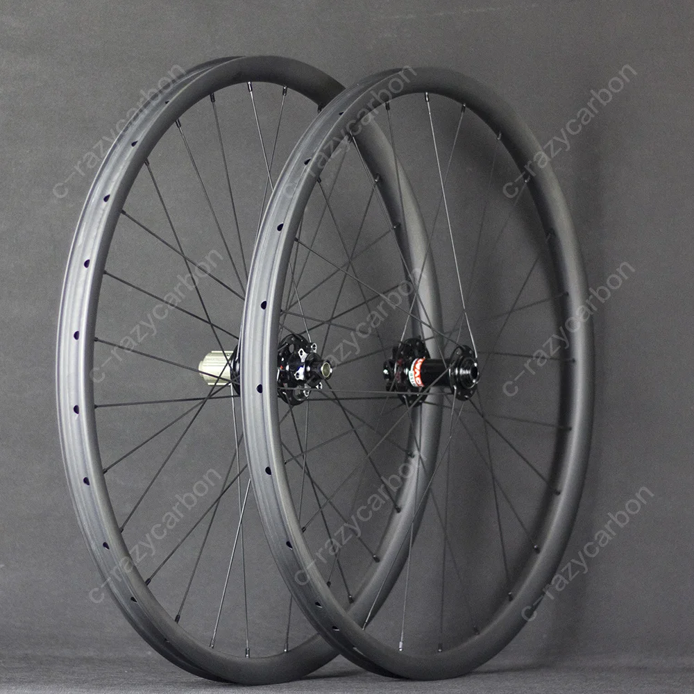 Clearance Durable MTB Carbon Wheelset Cross Country Hookless Rim Tubeless Compatible 29ER/27.5ER(650b) 5