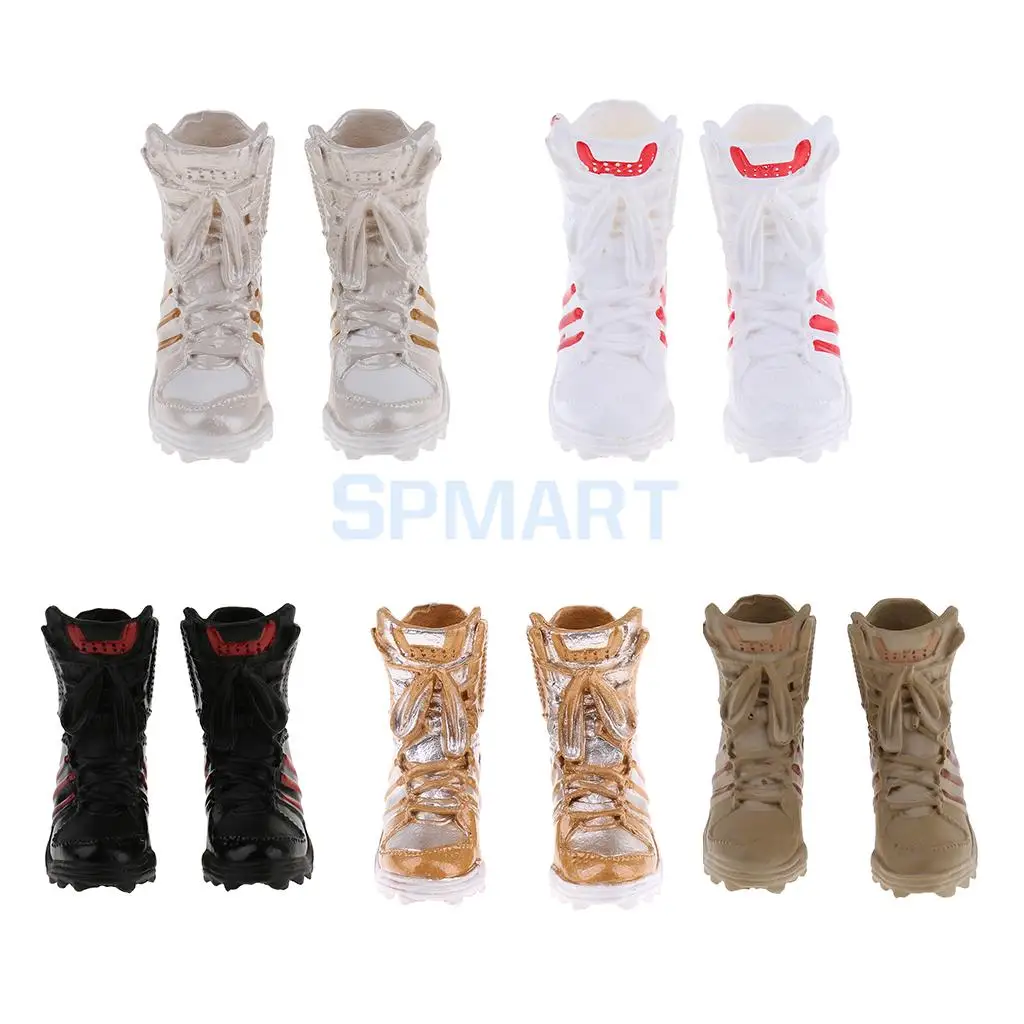 1//6 Scale Soldier Combat Boots Shoes for Female 12/" Action Figure Hot Toys