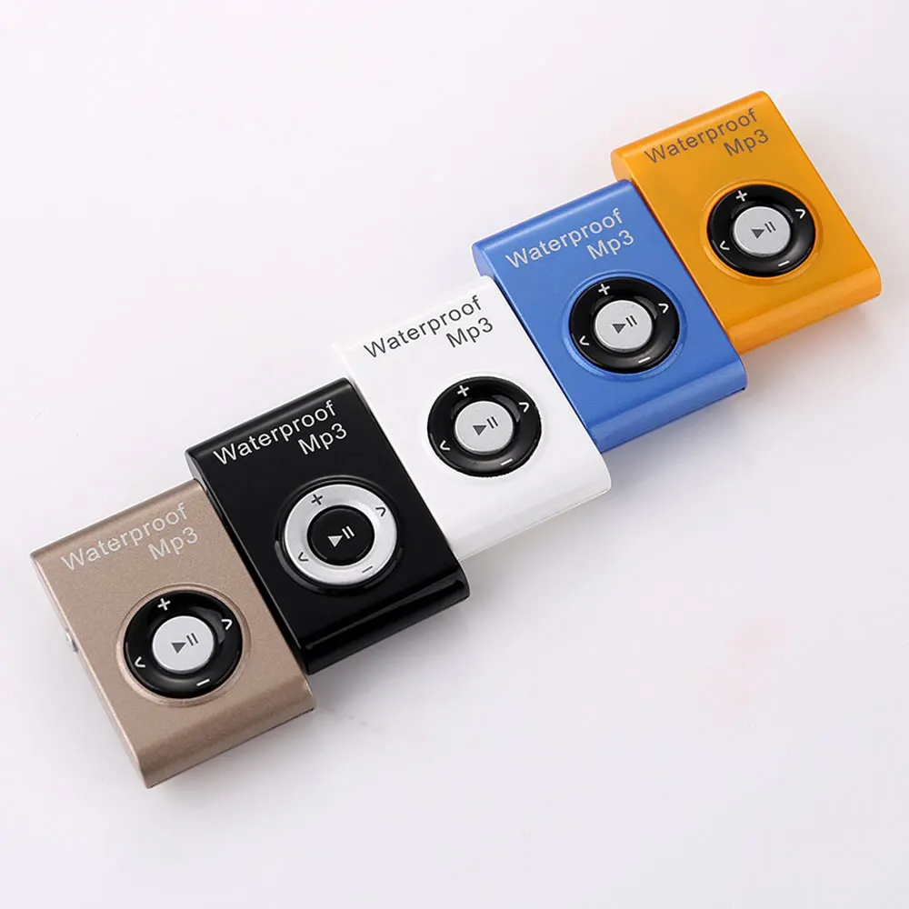 

MP3 music player swimming waterproof sports IPX8 level 5 colors rechargeable lithium battery USB2.0 button type brand new