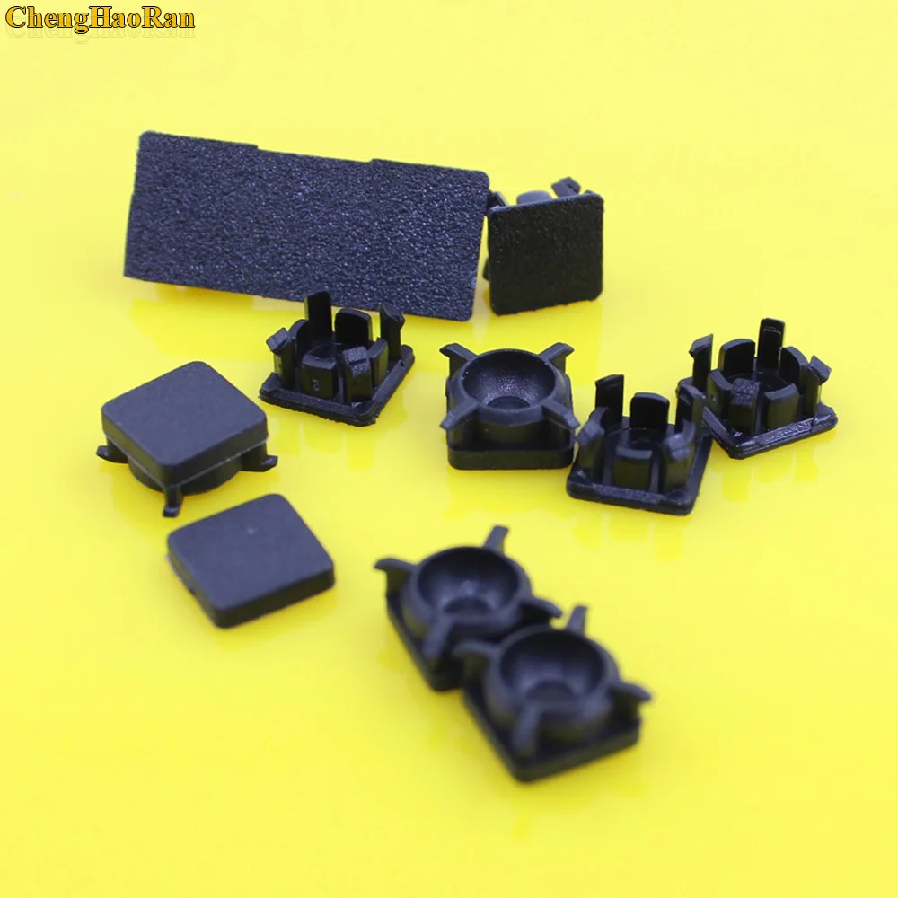 ChengHaoRan 1 комплект полный набор черный пластик для PS3 тонкий консоль винты резиновые ножки крышка набор винтов Комплект Ремонт Запчасти Замена - Цвет: Rubber Feet Cover