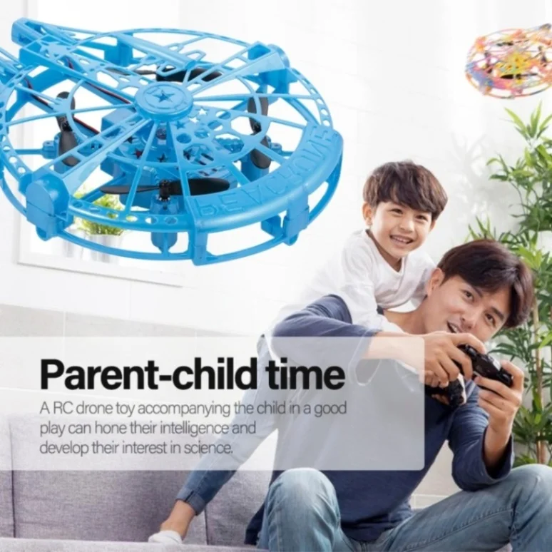 

Drone for Kids Mini RC Drone UFO 2212A Spaceship Toy 2.4G 4CH Altitude Hold Headless Mode RC Quadcopter Gift For Kids
