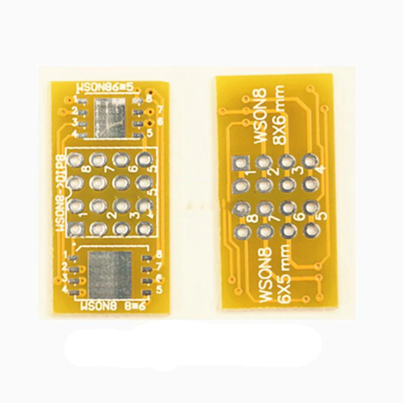 

QFN8 to DIP8 Programmer Adapter WSON8 DFN8 MLF8 to DIP8 Socket for 8x6mm 6x5mm for RT809H/F TL866CS/A TNM5000 XELTEK