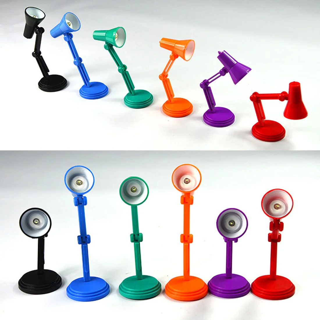 4.5V Book Reading Light Portable Mini Folding LED Desk Lamps Book