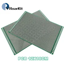5 шт./лот 12x18 см Прототип PCB 2 слоя 12*18 панель универсальной платы двойная сторона