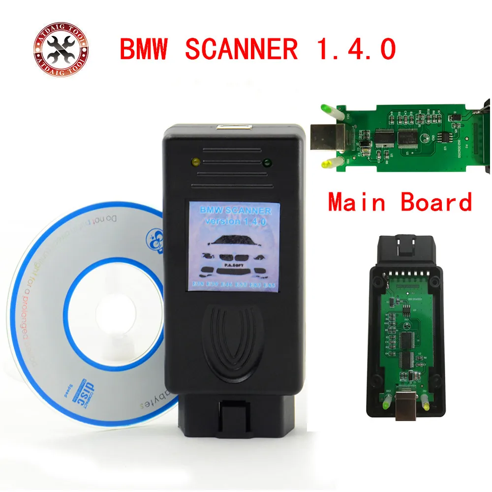 Top Quality For BMW Scanner 1.4.0 Code Reader 1.4 For OLD BMW OBD2