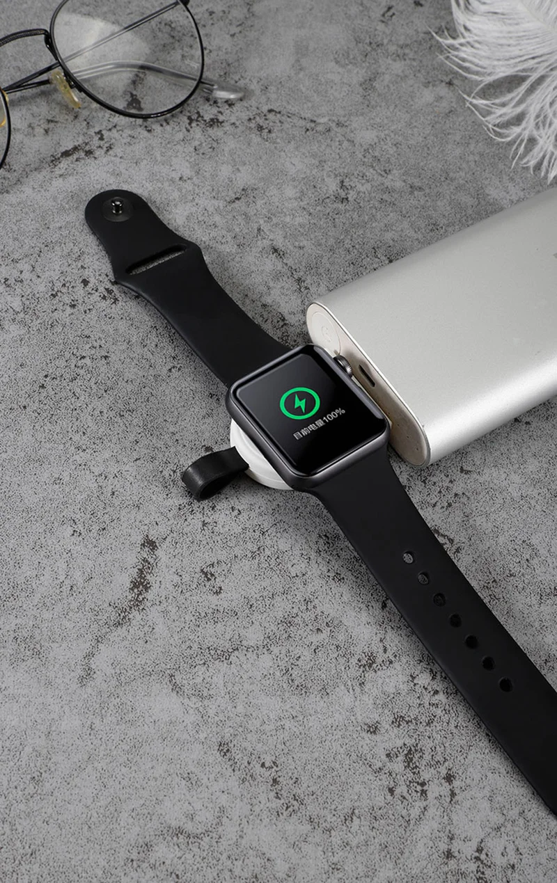 Для Apple Watch зарядное устройство Магнитная быстрая Беспроводная зарядка для 4 3 2 1 A3
