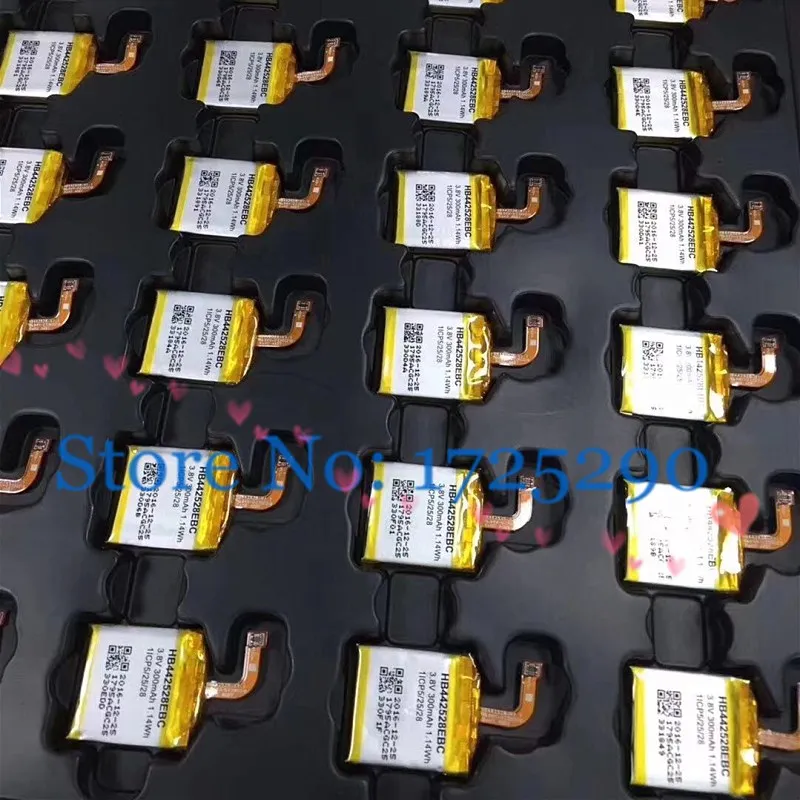 1 шт./лот HB442528EBC 300 мАч HB512627ECW 420 батарея для часов Huawei W1 1th watch 2 pro 2Pro + Инструменты |