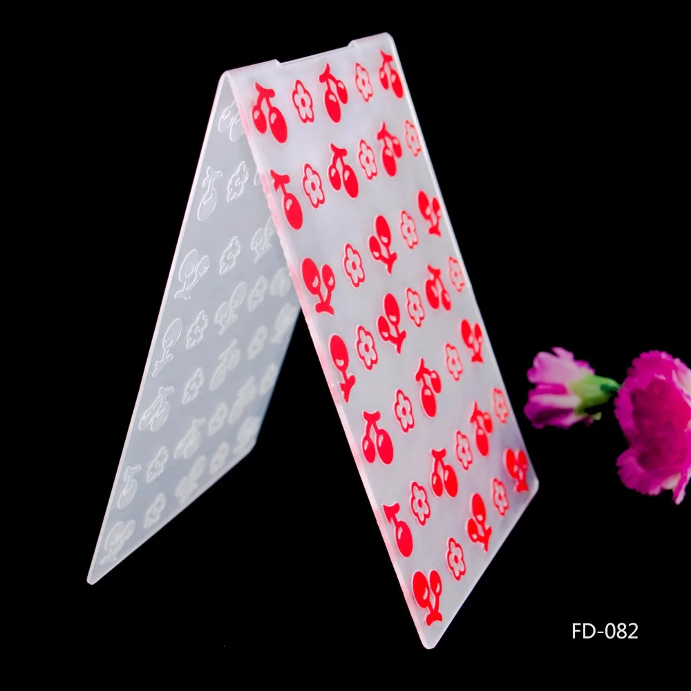 KSCRAFT вишневые пластиковые папки для тиснения бумага для скрапбукинга ремесло/Декор с помощью открыток поставки