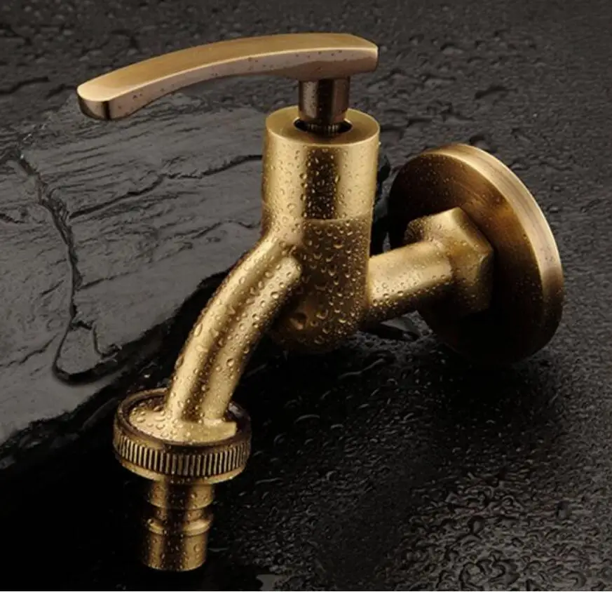 Anti bronze Bibcock Faucet Brass Bathroom Washing Machine faucet