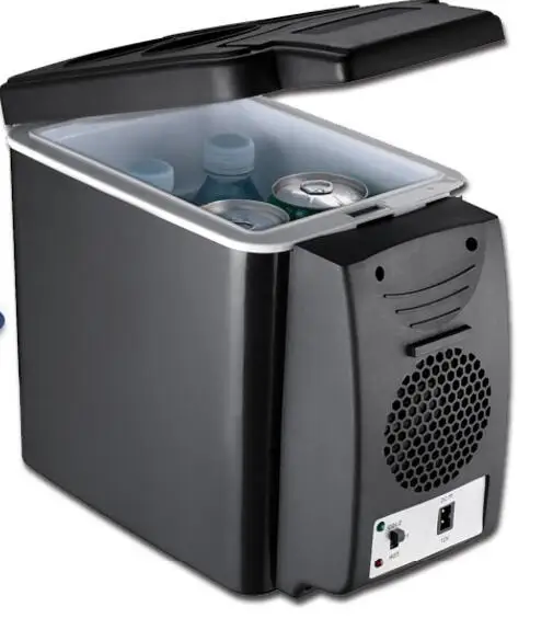 

12V portable car fridge cooler and warmer with belt hold 6L 26W/44W