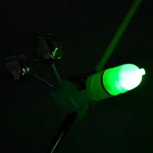 Высокое качество, 10 шт., наконечник для удочки, светодиодный световые колокольчики, аварийный зажим, зажим для ночной рыбы, кольцо для укуса, инструмент, аксессуары для рыбалки