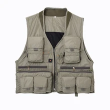 

Outdoor Tactical Vest Waterproof Men Waistcoat Multi Pocket Hunting Fishing Vest Military Jacket For Horse Riding Camping Travel