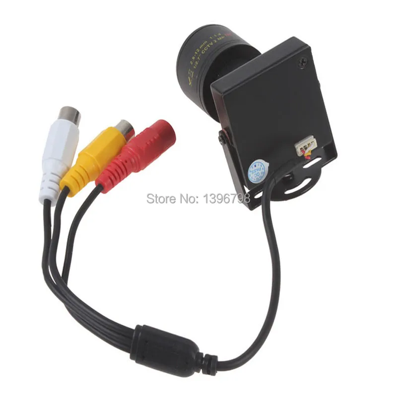 HD 700TVL 1/3 CMOS Мини CCTV камера с 2 8 12 мм ручным объективом для цветного