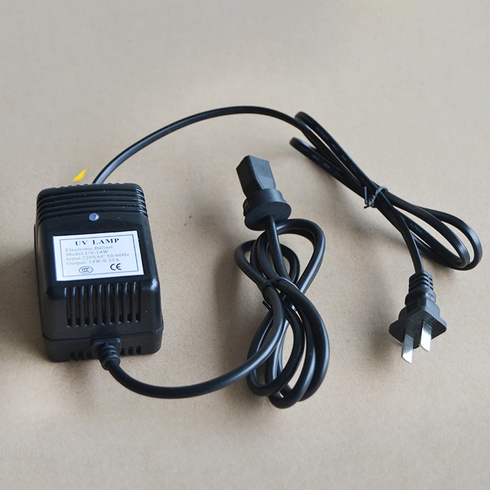 Одноконцевой ключ с четырьмя контактами стерилизации электронный балласт для УФ ламп ультрафиолетовыми лампами 0.35A 0.4A 6-18W 220V 50/60Hz