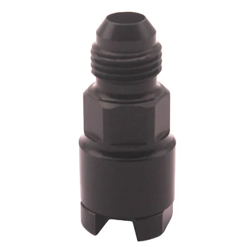 

-6 AN Male To 5/16" Fuel Line Fitting Adapter Quick Disconnect Push Hardline For 5/16 fuel hardlines