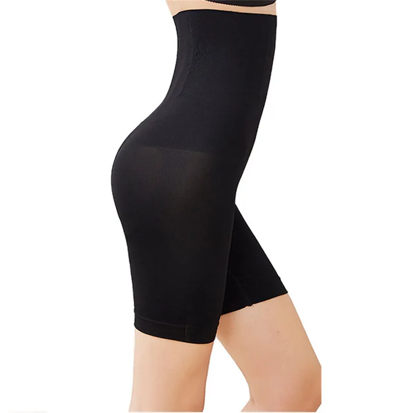 New Women Firm After pregnancy Shapewear Shorts Brilliance High-Waist Panty Mid-Thigh Body Shaper Bodysui #4F02 (15)