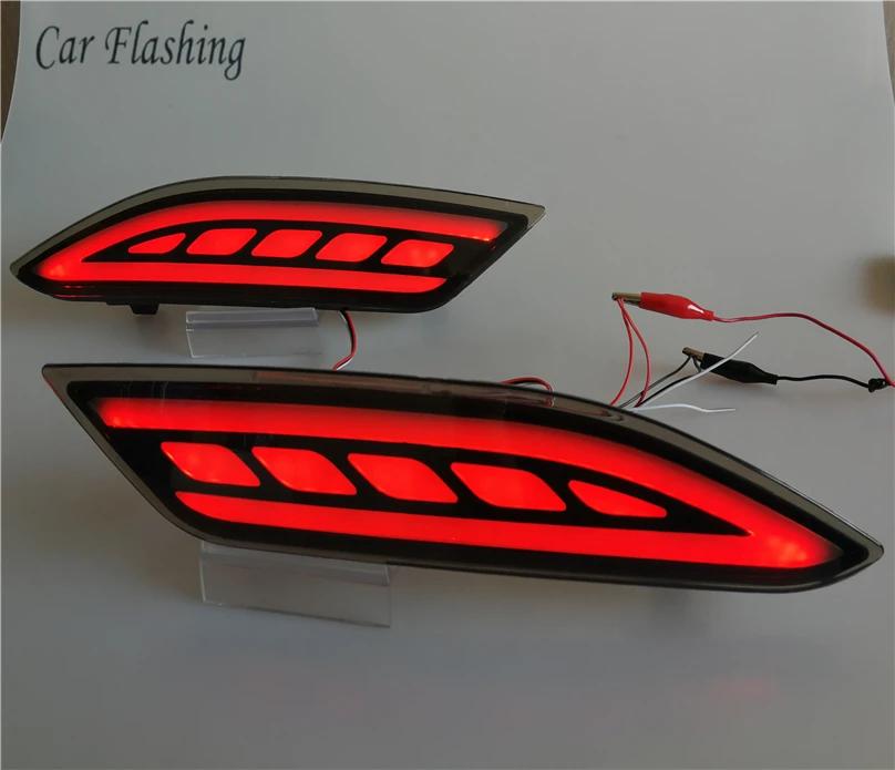 Car Flashing 1set For Honda HRV HR V 2015 2016 2017 LED DRL Reflector