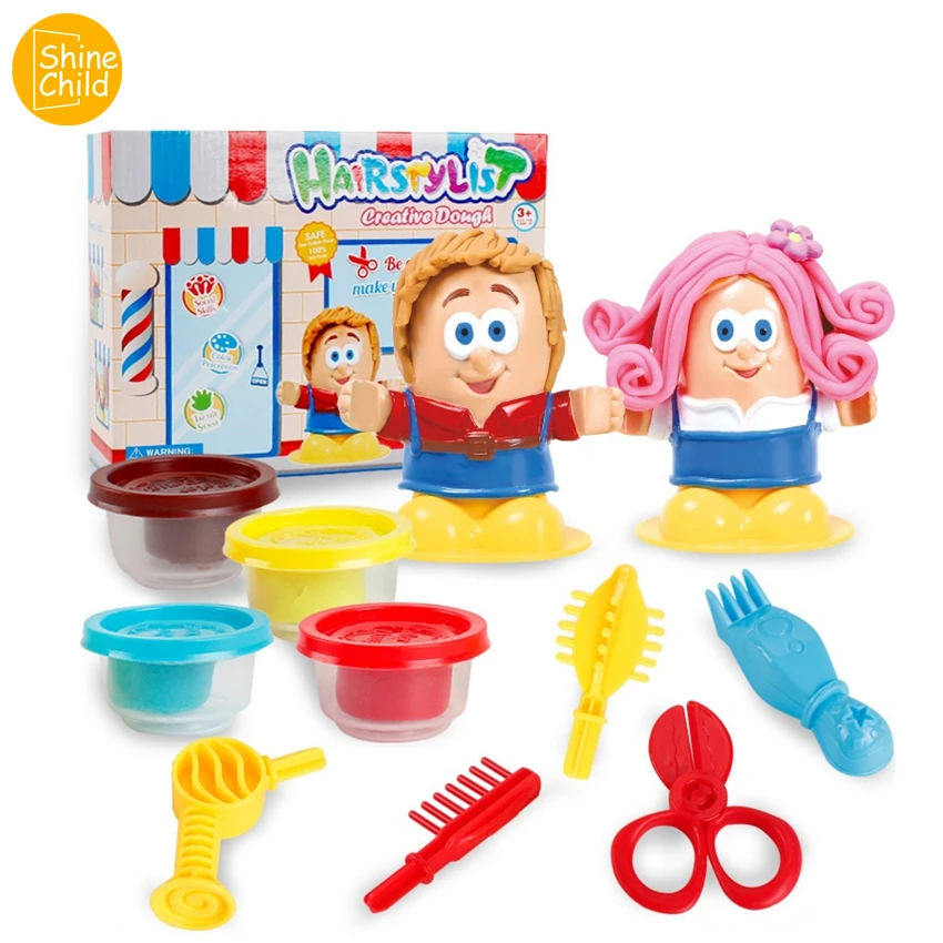 muñeca pelo plastilina