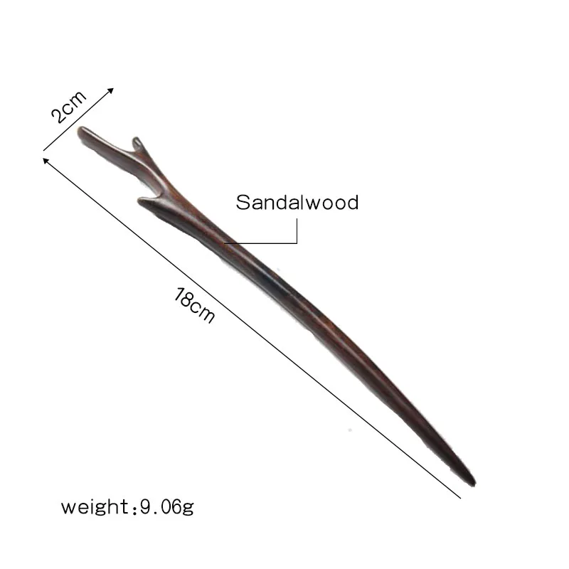 Ретро Китайский ручной резной рога оленя для волос палка с атуралом Аромат Палка для волос ручной работы винтажные женские ювелирные изделия китайский Боб подарок