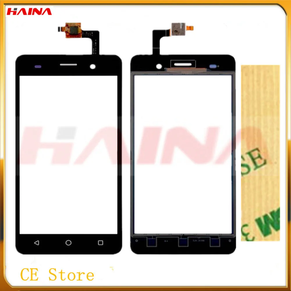 

black Mobile Phone Touch Panel For BQS-5020 BQS 5020 Touch Screen Digitizer Touch Panel For Wiko Lenny 3 Sensor Front Glass