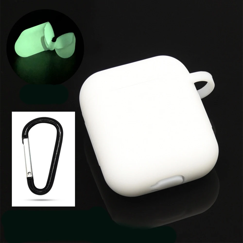 Модный силиконовый набор наушников, анти-плащ-ветровка, тонкий чехол с подвесной пряжкой, наушники, гарнитура, коробка для Apple Airpods