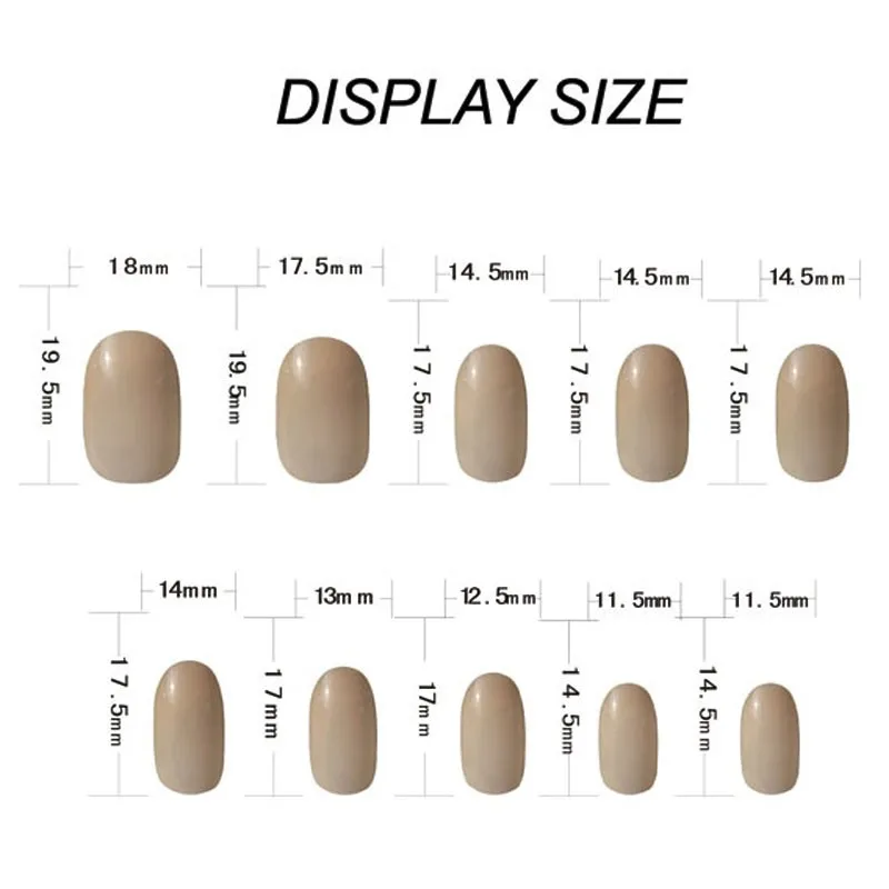 nail size show