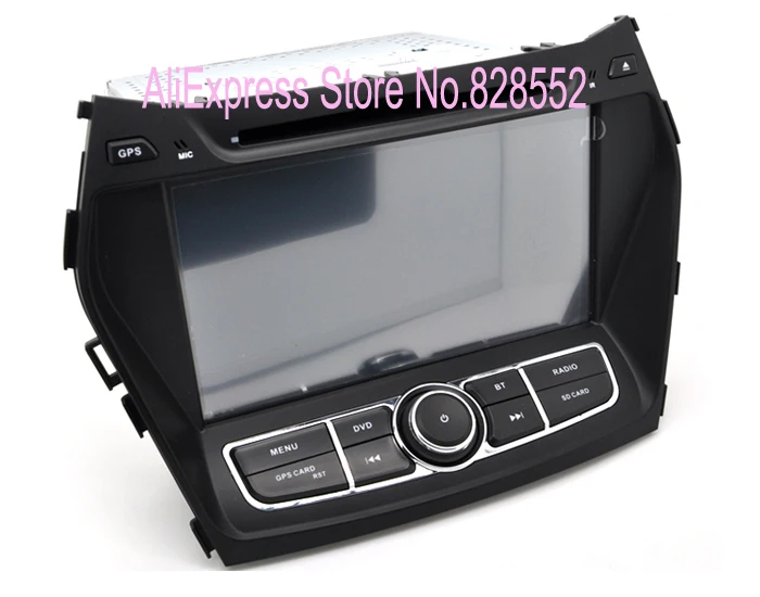 Best Free Shipping Good Quality Big Screen 8 Inch Car DVD Player For Hyundai IX45 With Radio GPS Navigation BT TV Free Maps 4