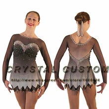 Индивидуальное Фигурное катание на льду платье для девочек изящное Новое Брендовое детское платье для соревнований на коньках DR3441