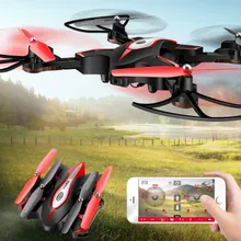 Syma X56W складной Радиоуправляемый квадрокоптер с HD камерой 4 канала Безголовый режим ключ снять посадочный самолет-Дрон