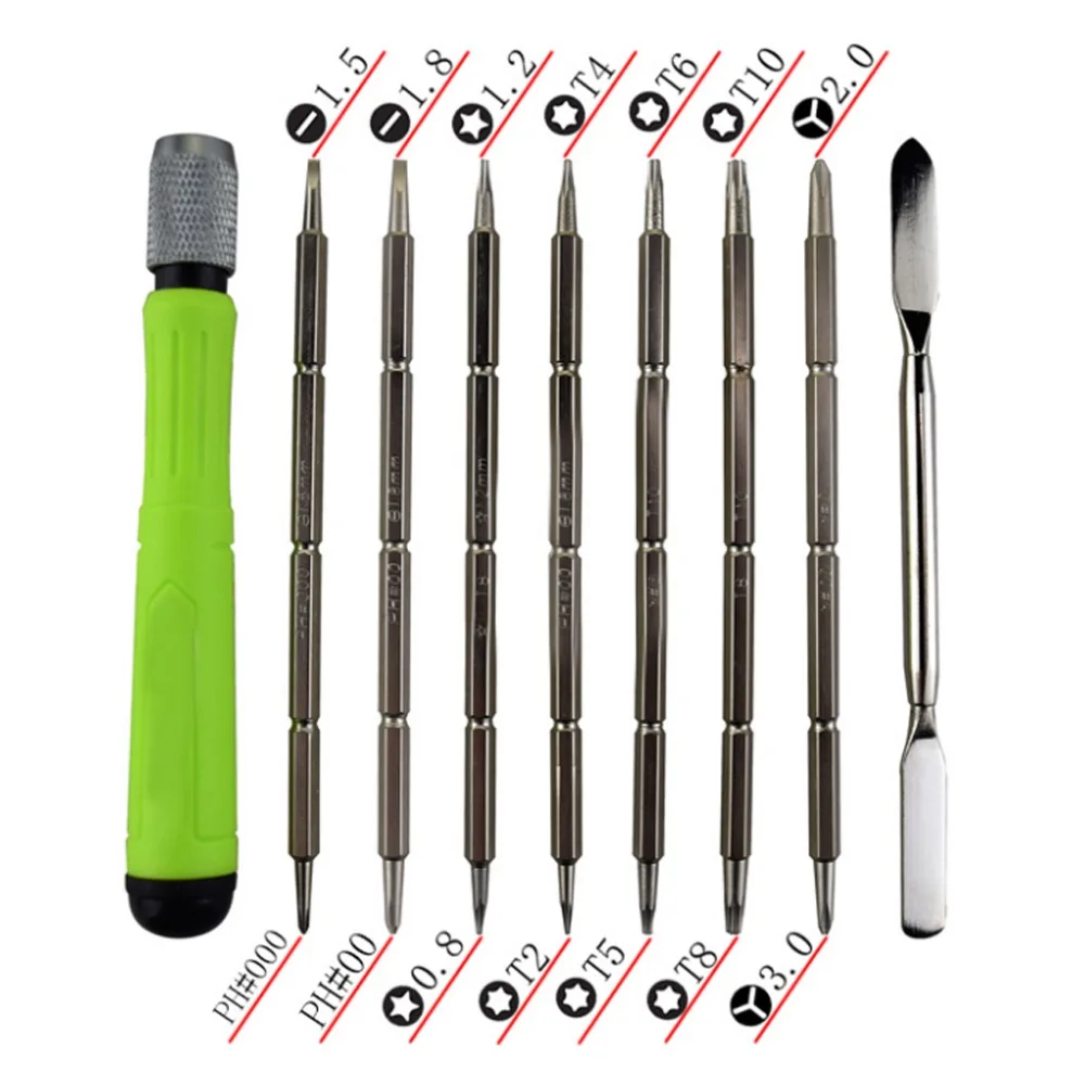 8 In 1 Precise Screwdriver Set Cr-V Mini Magnetic Screw Driver Torx Hex Multi-bit Household Phone PC Repair Tools Hand Tool Kit 8 In 1 Precise Screwdriver Set Cr-V Mini Magnetic Screw Driver Torx Hex Multi-bit Household Phone PC Repair Tools Hand Tool Kit