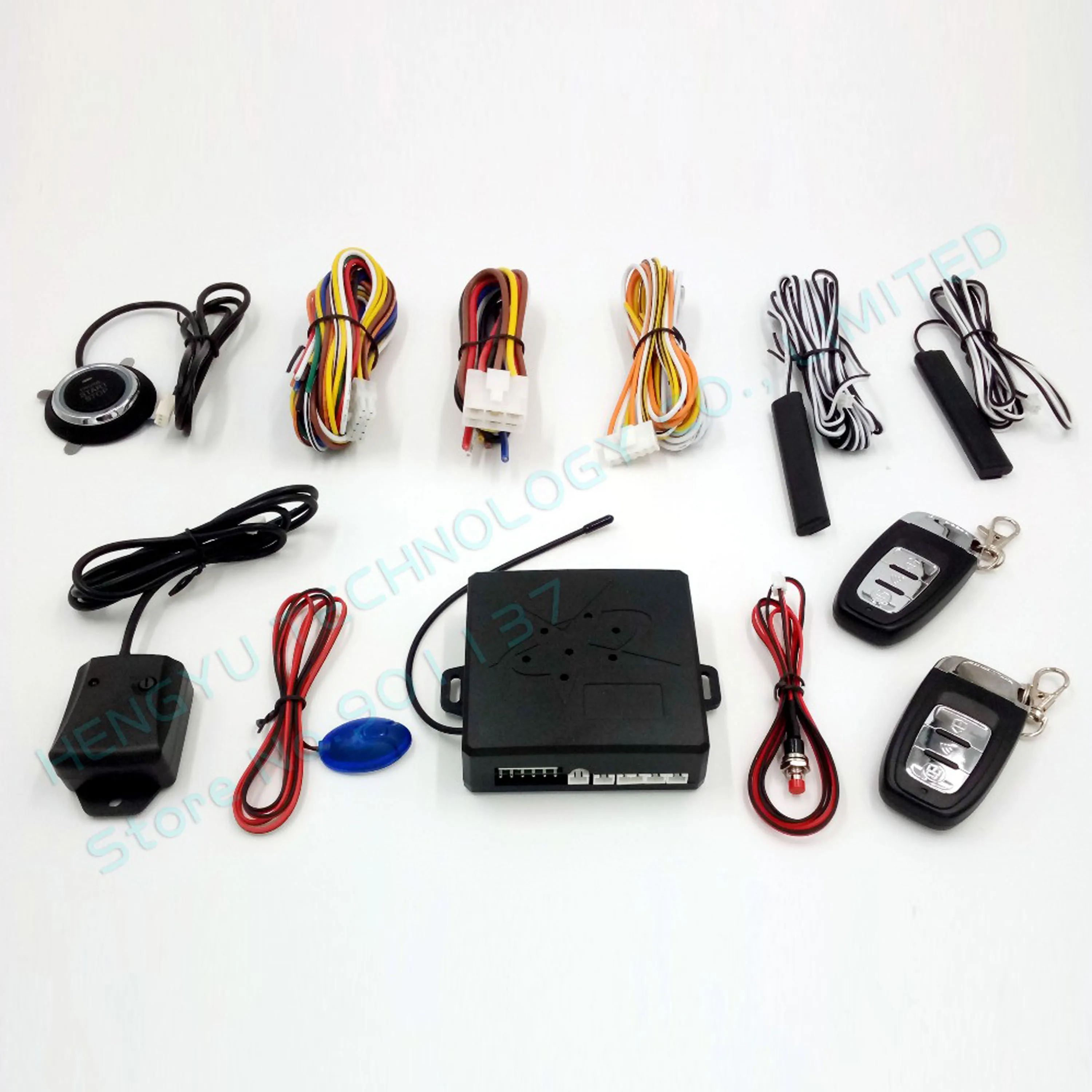 Smart Pke Passive Keyless Entry Car Alarm System Remote