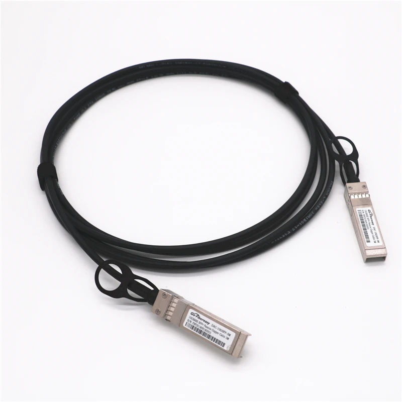 ЦАП кабель SFP+ пассивный прямой медный Twinax кабель 1 м 30AWG совместимый для Ubiquiti Mikrotik Zyxel Arista и т. Д