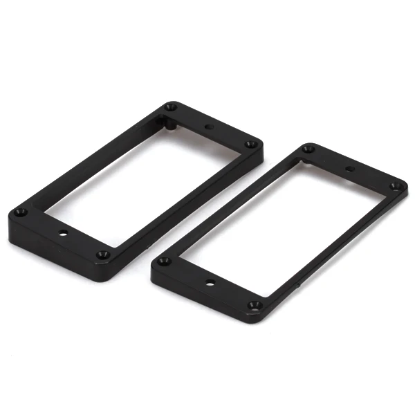 

Tooyful Black Curved Humbucker Pickups Frame Mounting Rings Neck Pickup Stringed Instruments for LP Electric Guitar Accessories