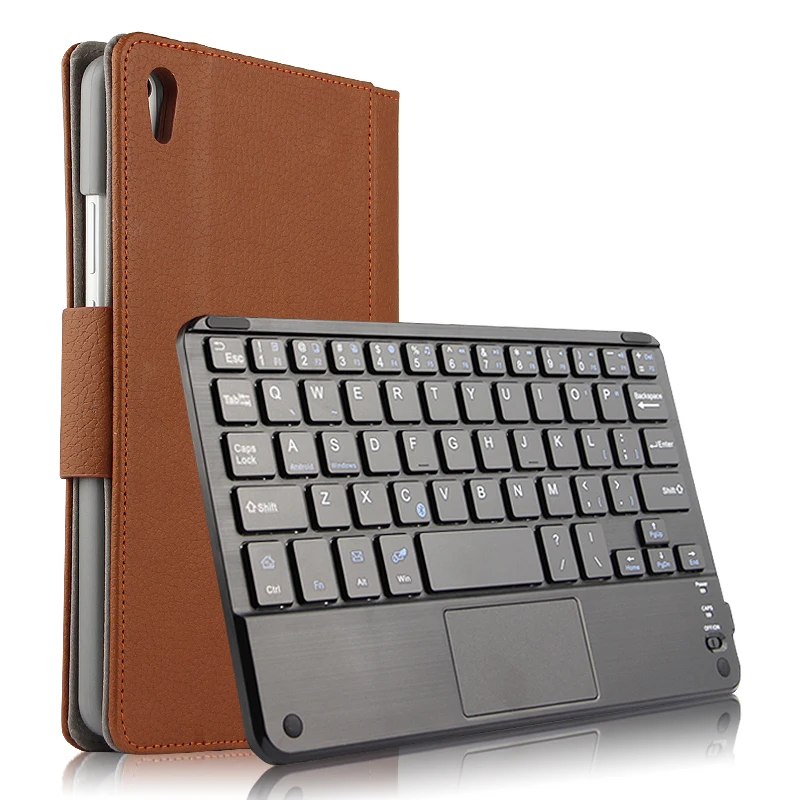 Detachable Wireless Bluetooth Keyboard Folio PU Leather Cover Case For ...