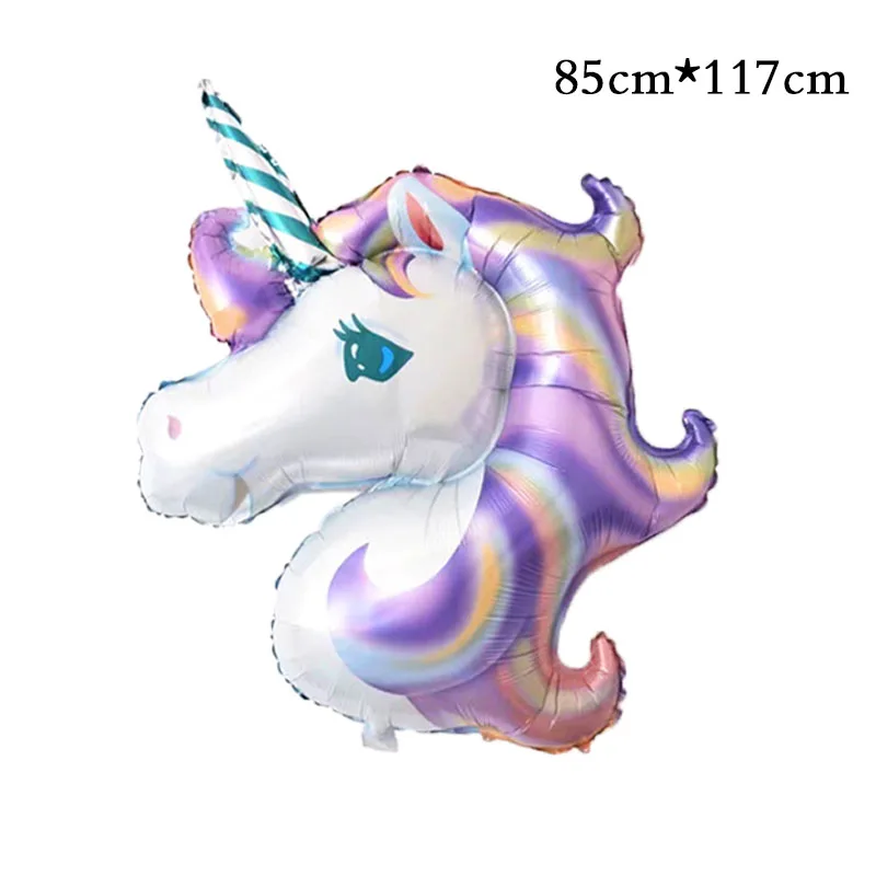 15pcs/Set Unicorn Balloon with Happy Birthday Latex Dot Balloons Birthday Party Decorations for Kids Unicorn Party Favors Toy