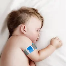 Bluetooth 4 0 Remote Children Wearable Electronic font b Thermometer b font Smart Body Infant Temperature